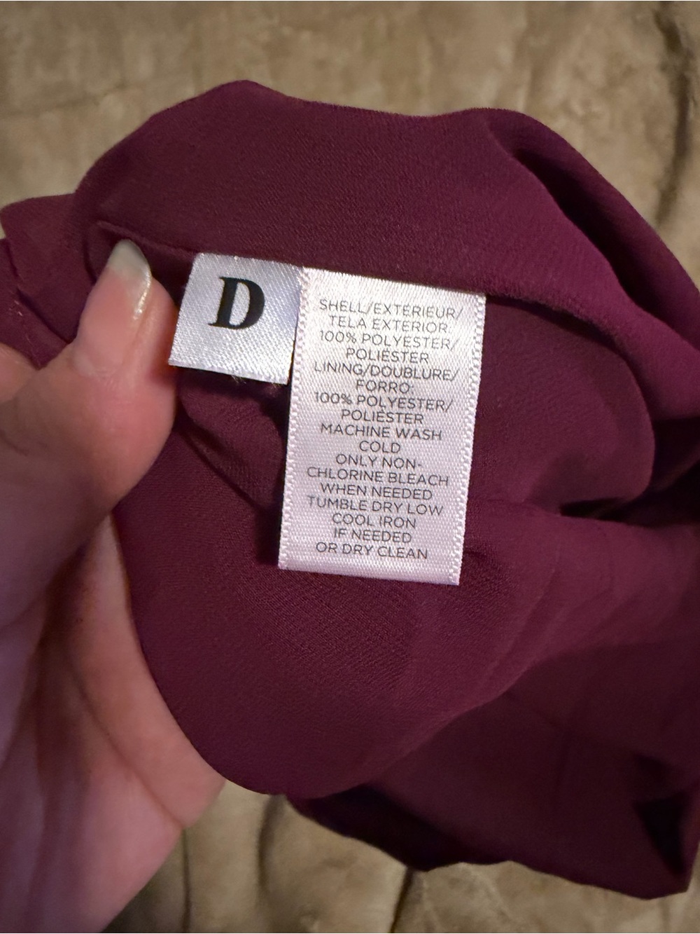LOFT Classic Burgundy Wine Suede Feel Jacquard Cami Tank Top XS - Picture 4 of 7